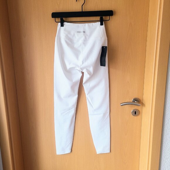 Ododos White Crossover Waistband Running Yoga Leggings Small - New with tags - Picture 9 of 10